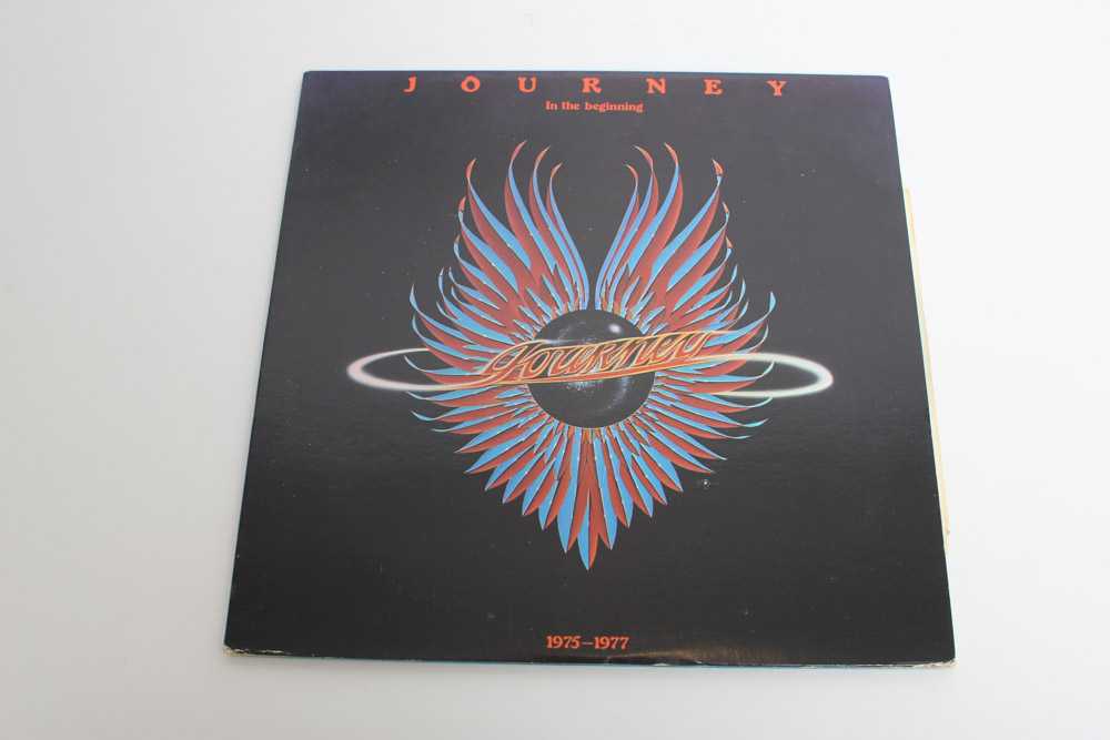 Journey LPs and Photo Book Including "Frontiers," "Greatest Hits"