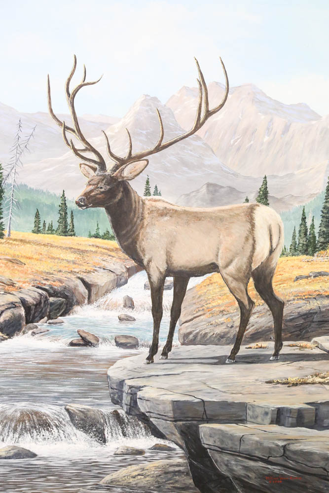 William Vance Nichols Original Acrylic "The Patriarch"