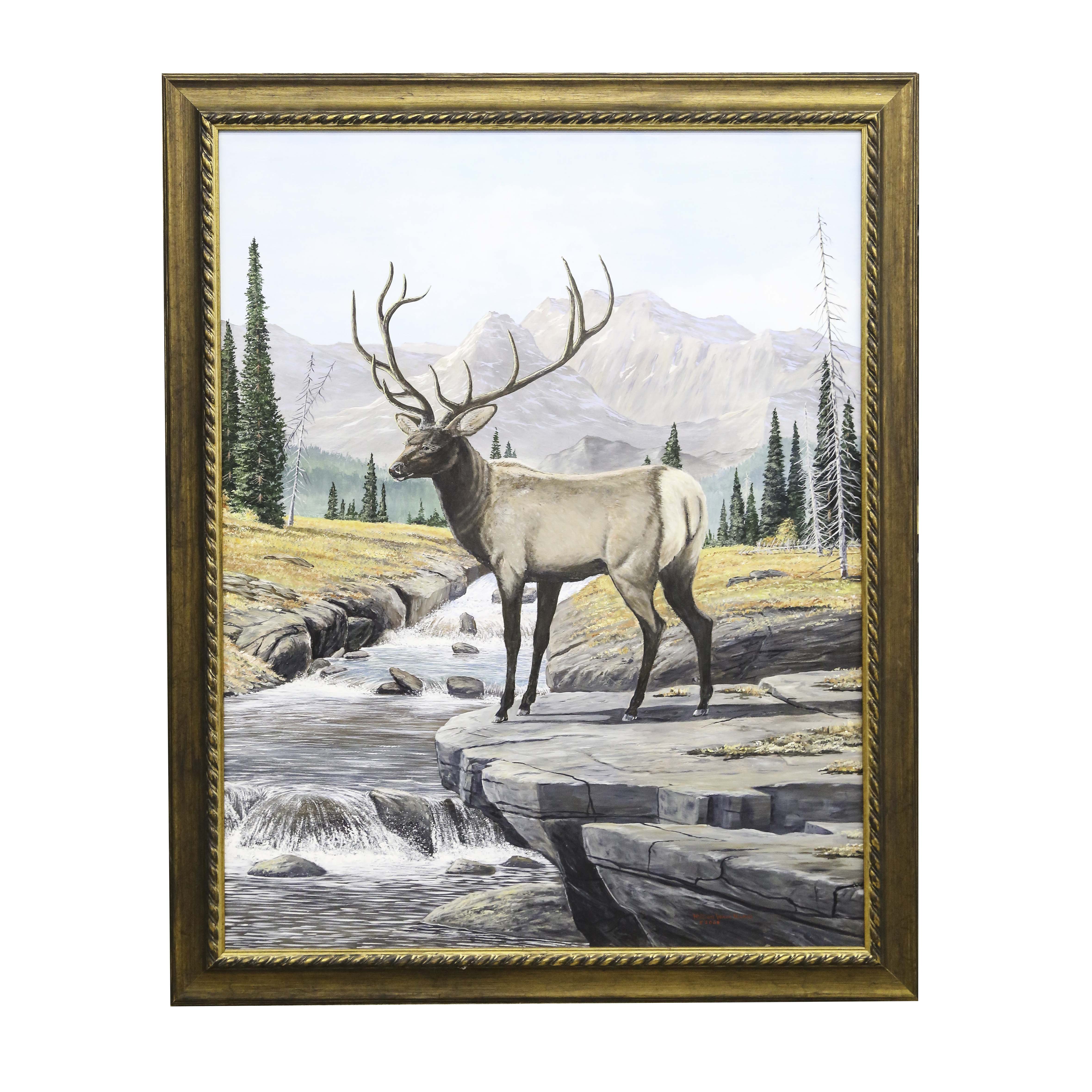 William Vance Nichols Original Acrylic "The Patriarch"