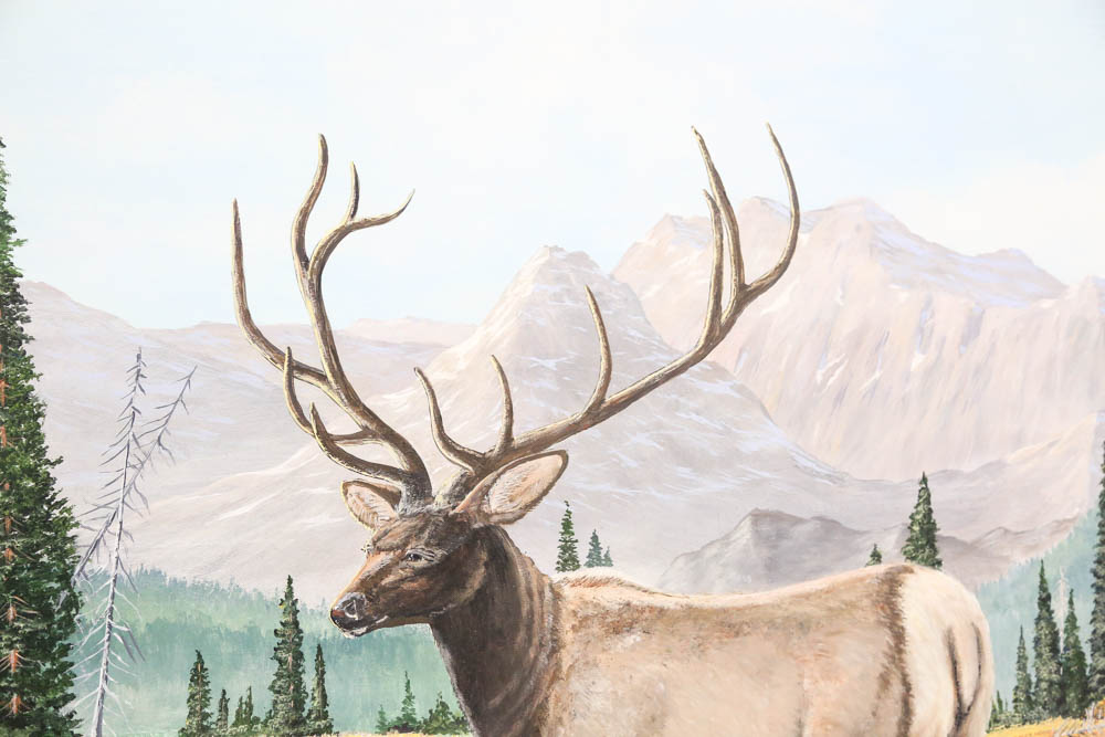 William Vance Nichols Original Acrylic "The Patriarch"