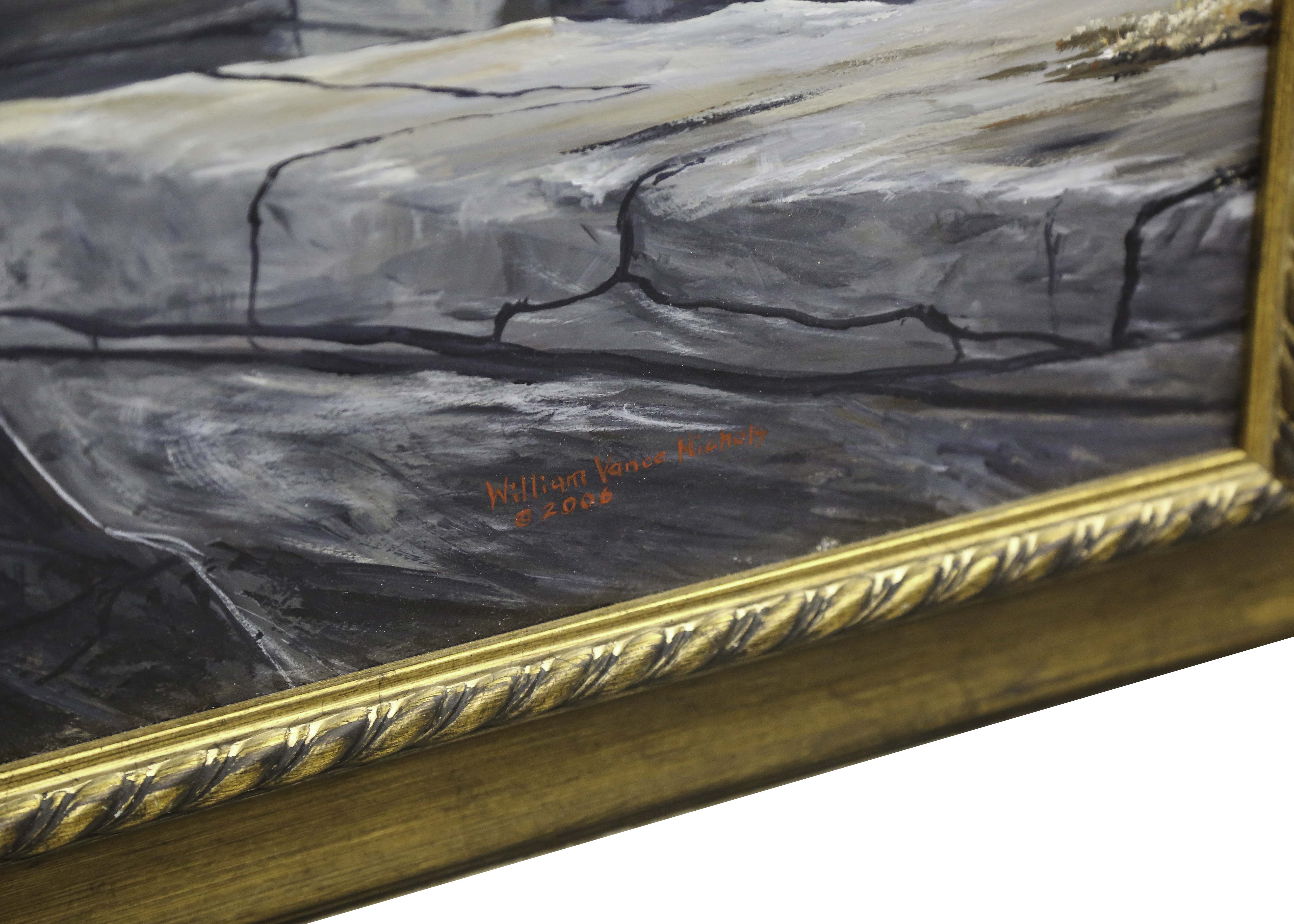 William Vance Nichols Original Acrylic "The Patriarch"