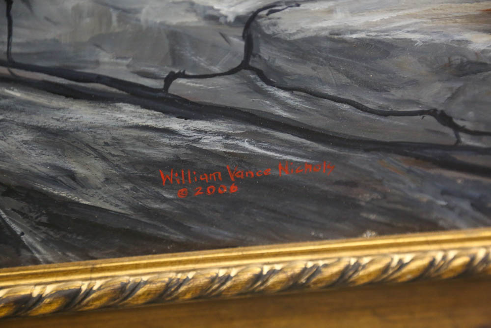 William Vance Nichols Original Acrylic "The Patriarch"