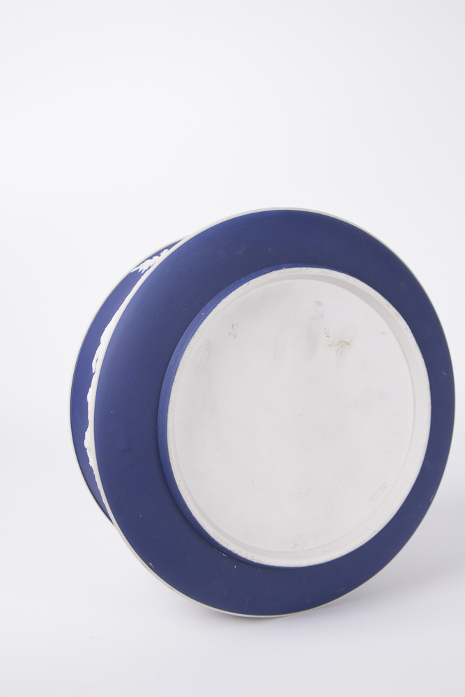 Adams Tunstall Dark Blue Jasperware Bowl