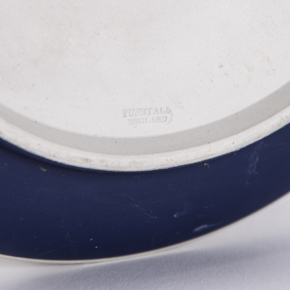 Adams Tunstall Dark Blue Jasperware Bowl