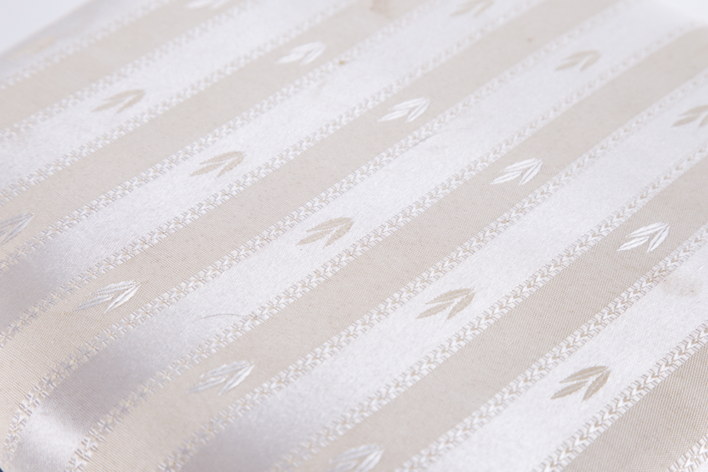 Iron Footstool with Cream Cushion