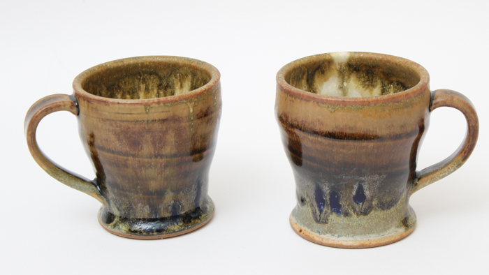Pair of Pottery Mugs