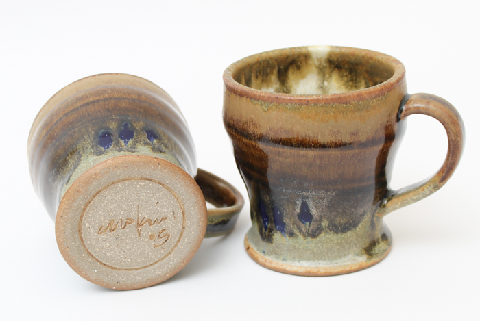 Pair of Pottery Mugs