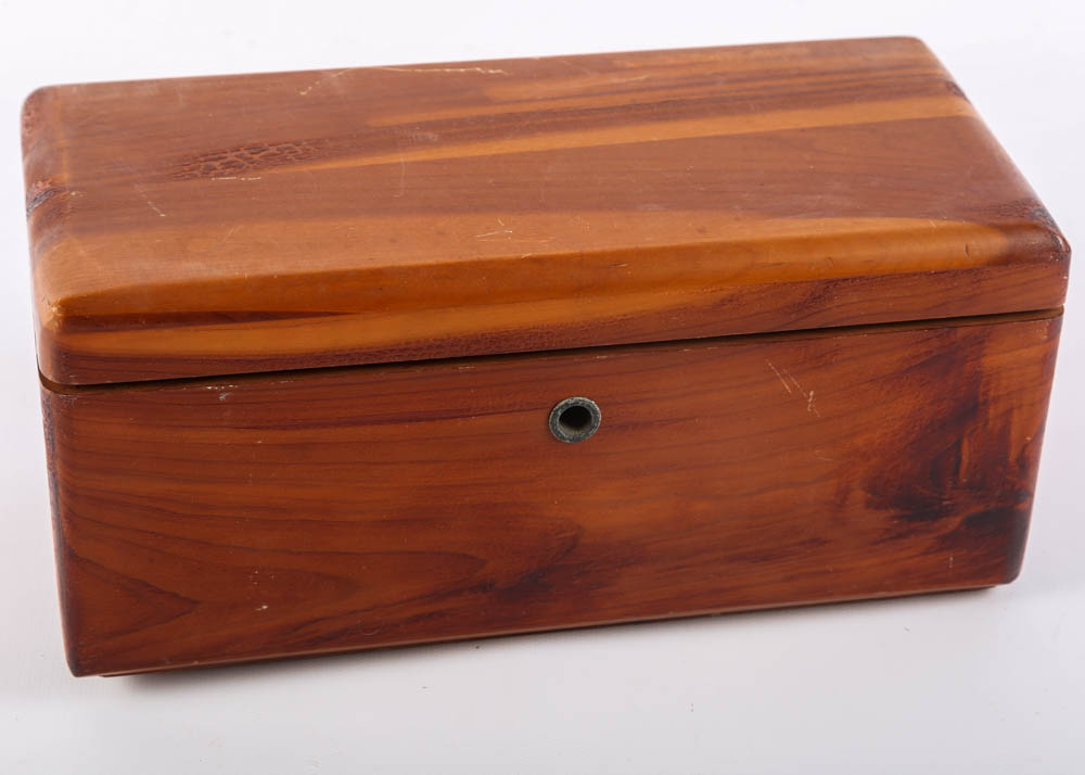 Vintage Lane Jewelry Chest of Gold Tone Costume Jewelry