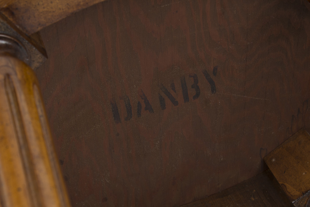 Louis XVI Style Marble Top Bouillotte Table