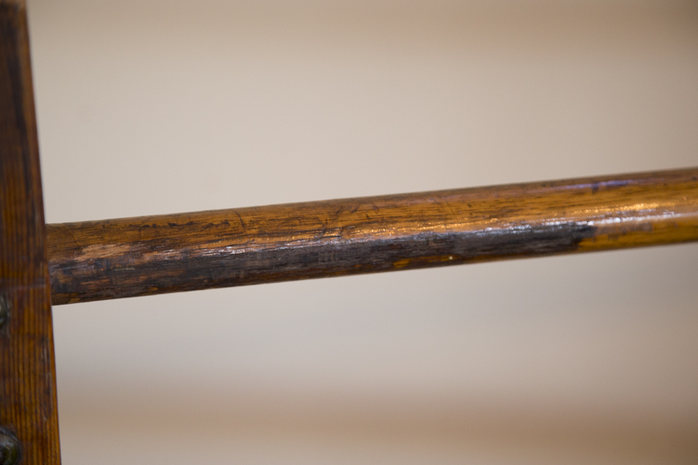 Rustic Wooden Ladder Rack