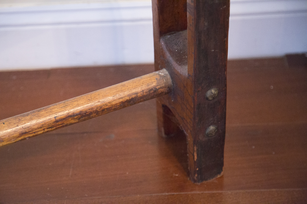 Rustic Wooden Ladder Rack