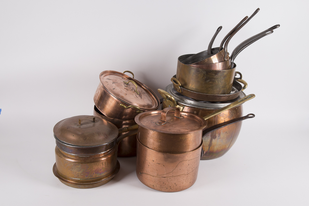 Collection of Copper Clad Cookware