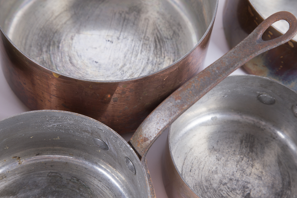 Collection of Copper Clad Cookware