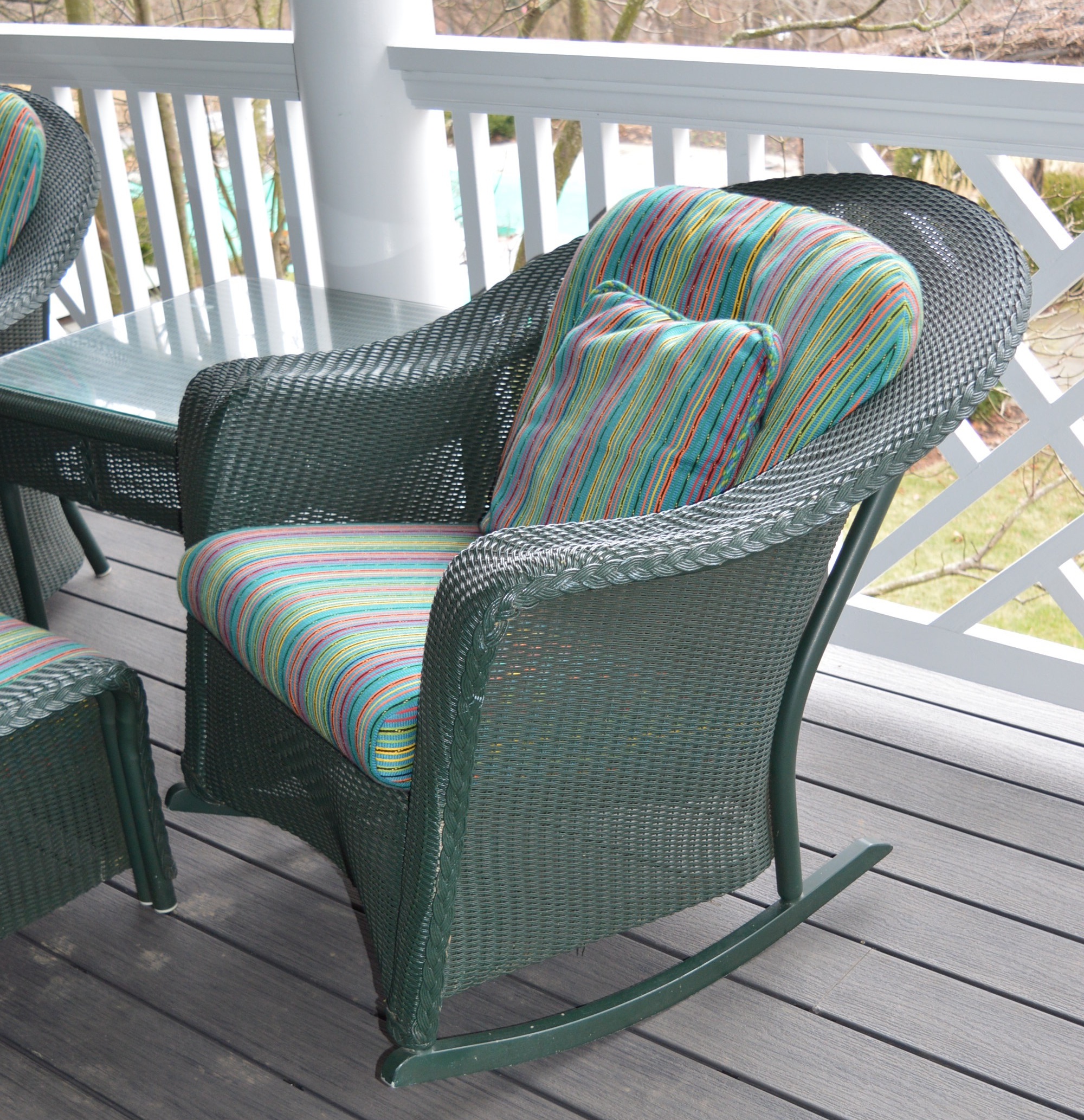 Lloyd Flanders All Weather Wicker Patio Set (4pc)