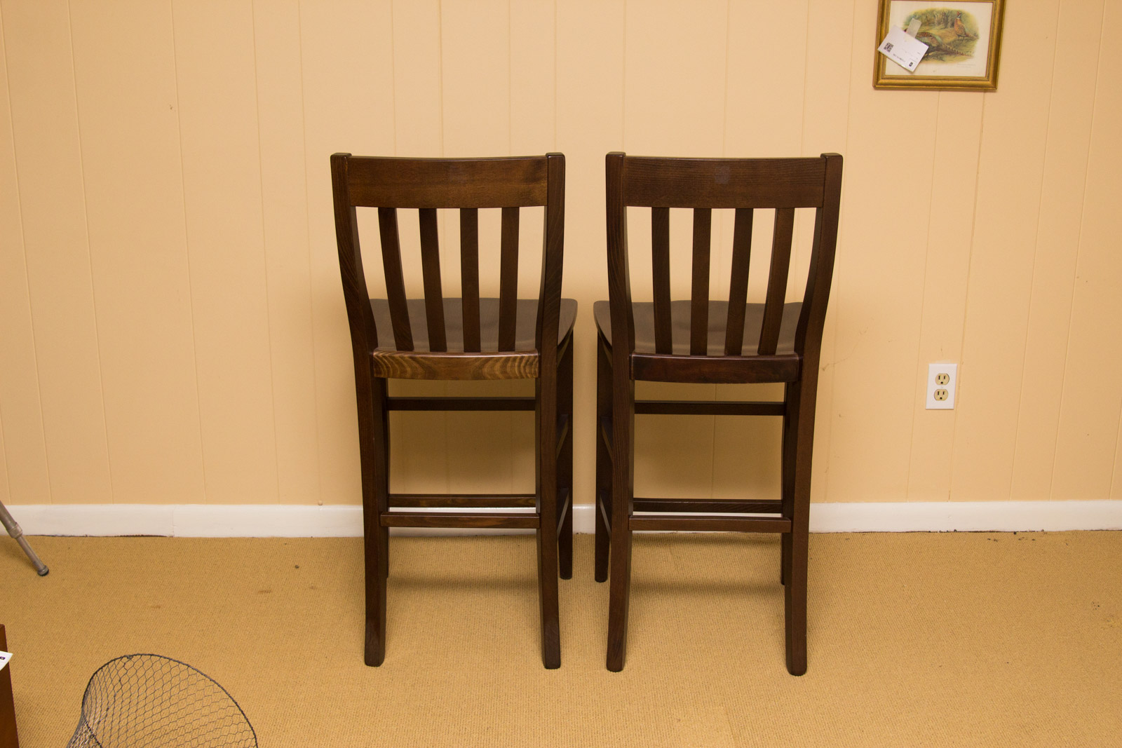 Pottery Barn Wood Bar Stools