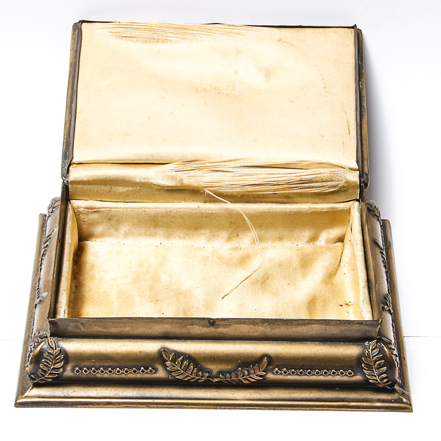 Antique Brass Jewelry Box