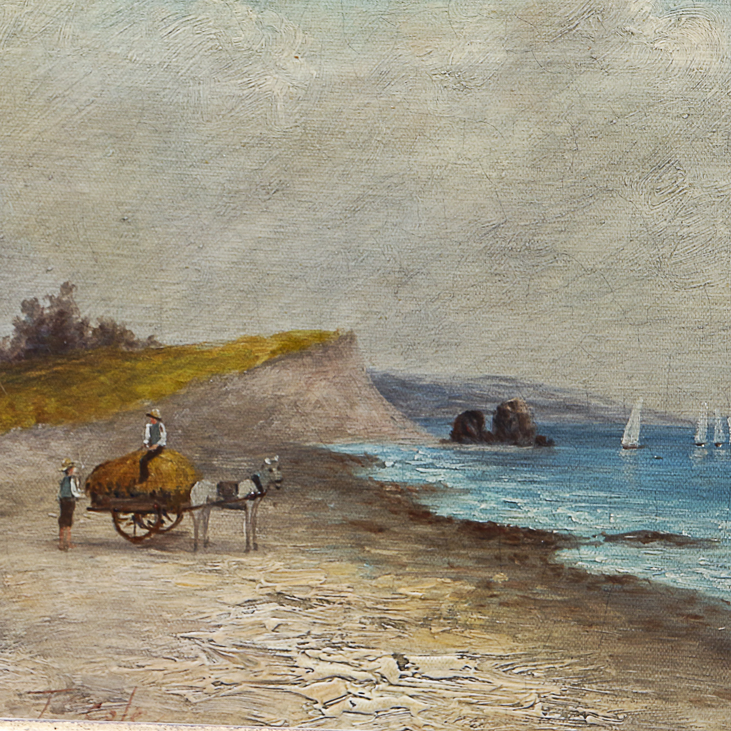 T. Cole Oil Painting on Canvas