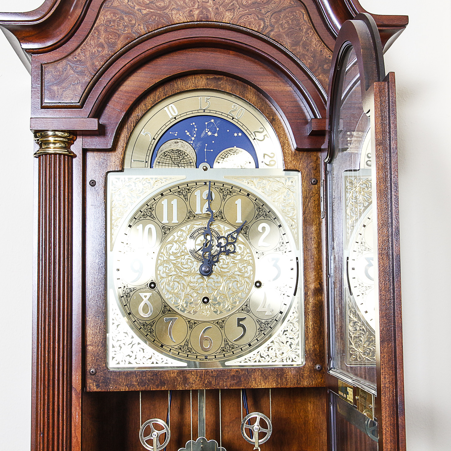 Vintage Sligh Grandfather Clock