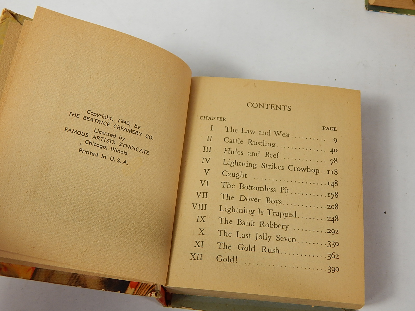 Four Vintage Childrens Western-Themed Books