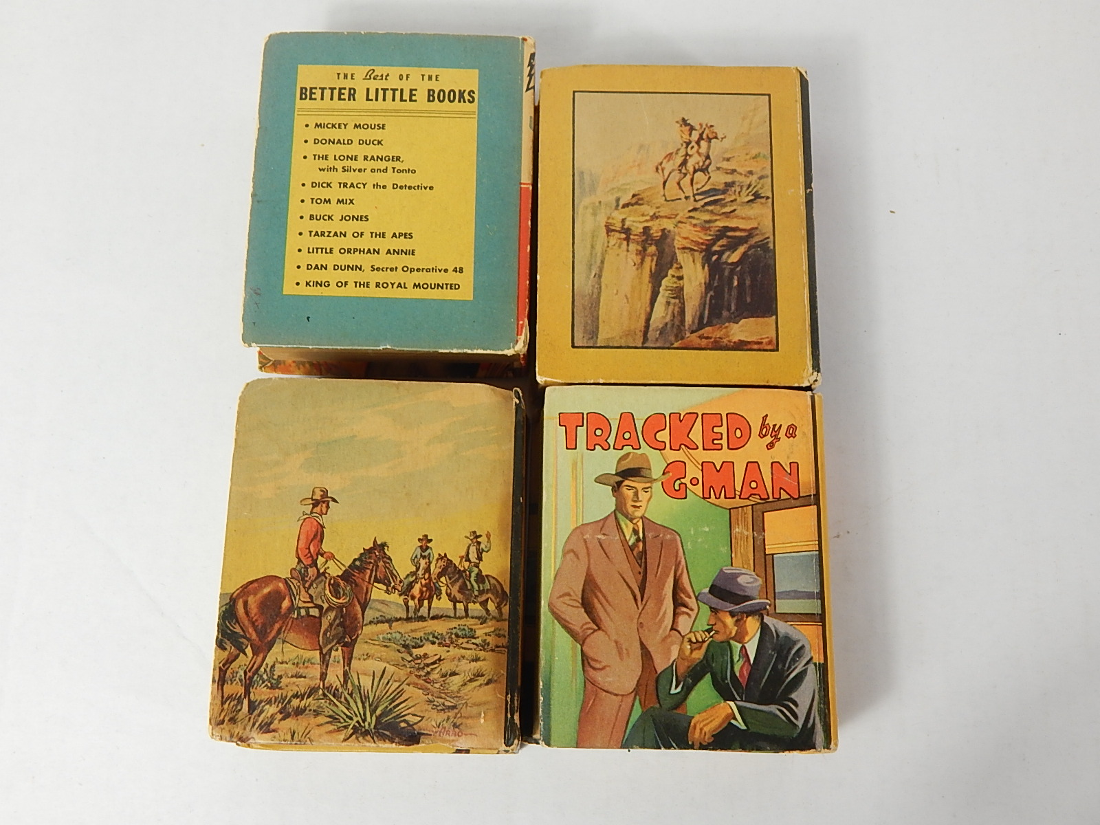 Four Vintage Childrens Western-Themed Books