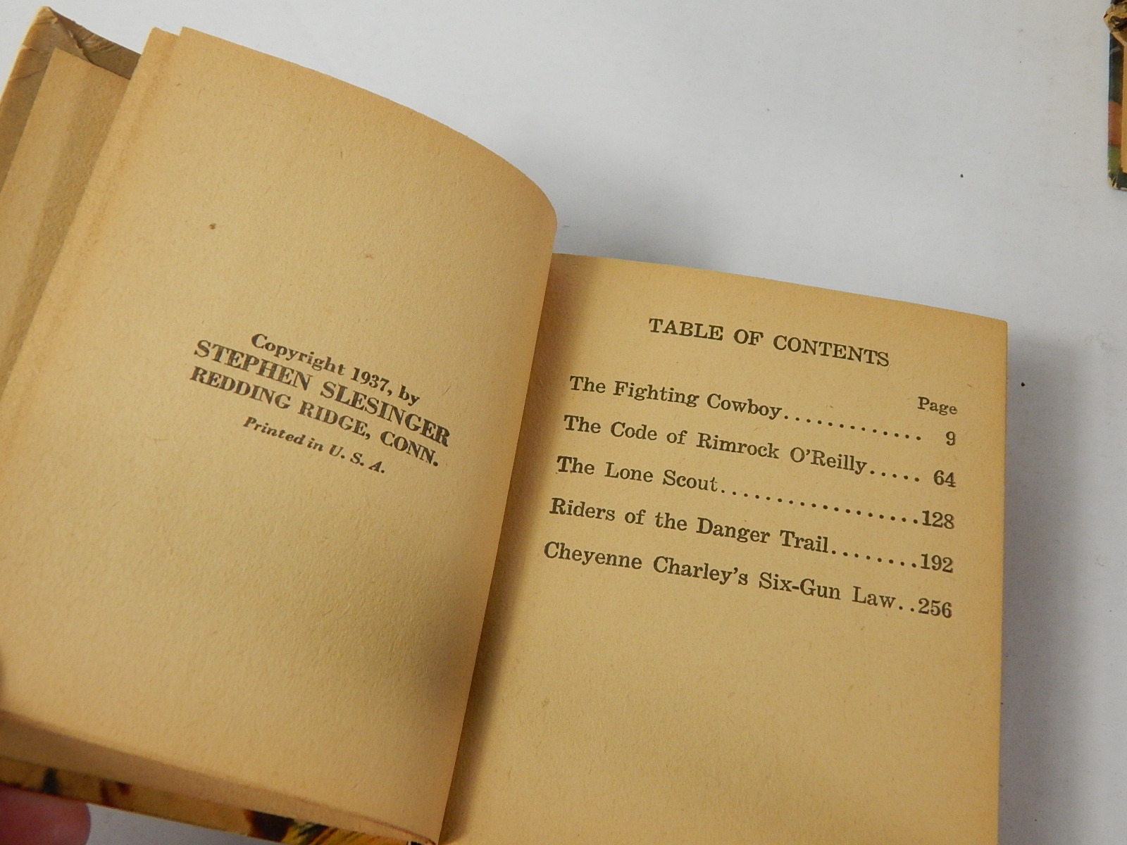 Four Vintage Childrens Western-Themed Books