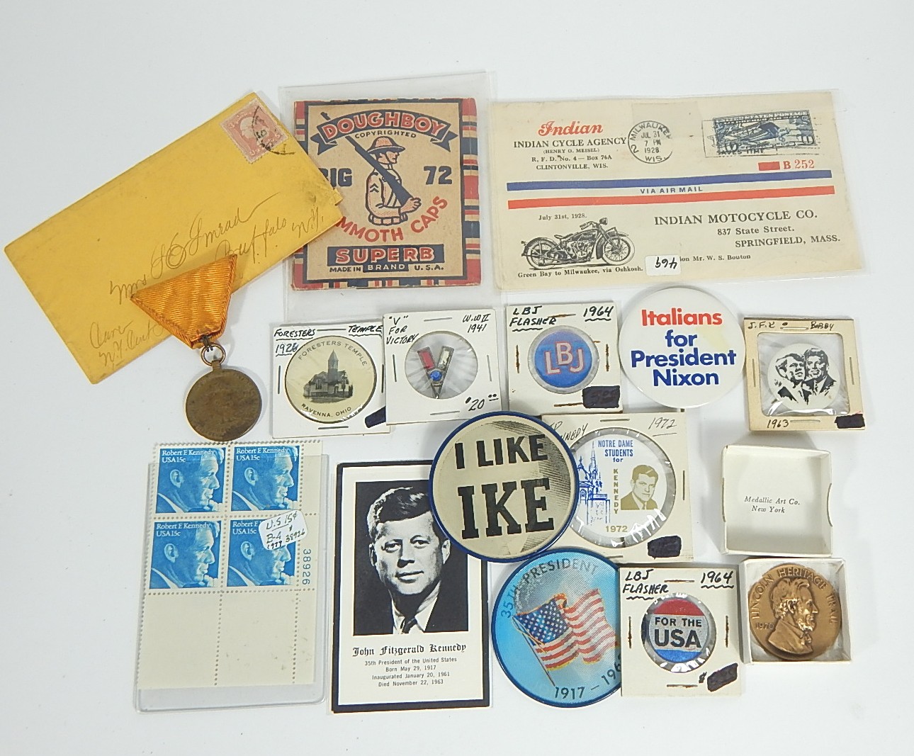 Presidential Memorabilia Lot