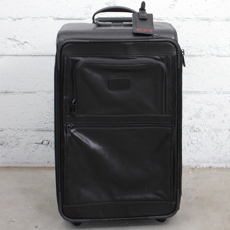 Tumi Leather Suitcase
