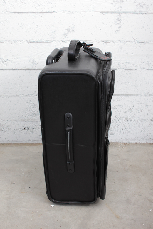 Tumi Leather Suitcase