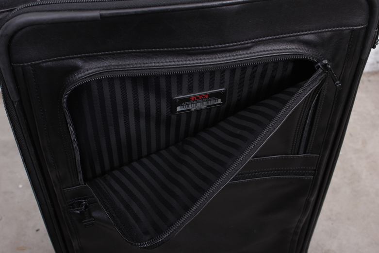 Tumi Leather Suitcase