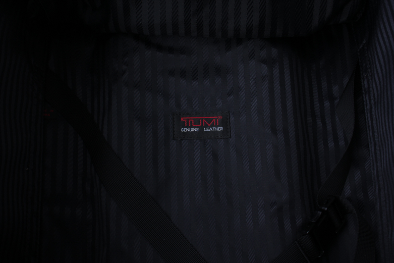 Tumi Leather Suitcase