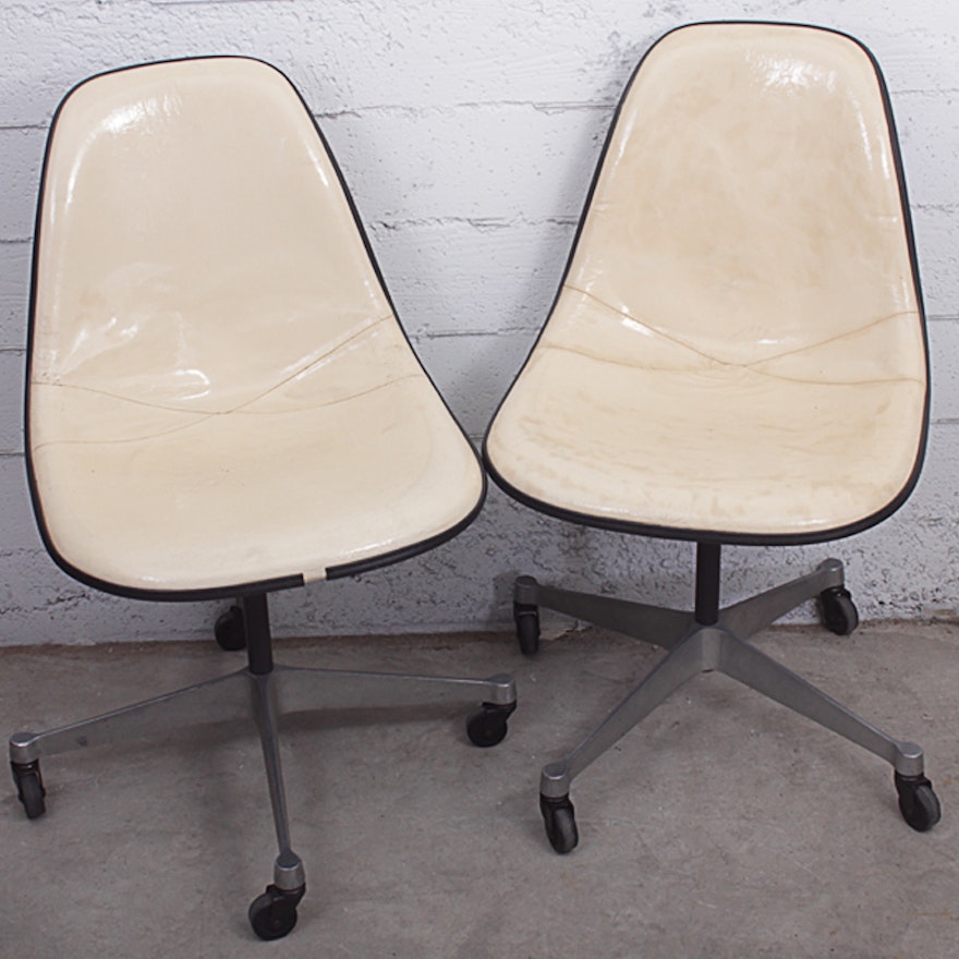 Pair of Herman Miller Eames Shell Chairs