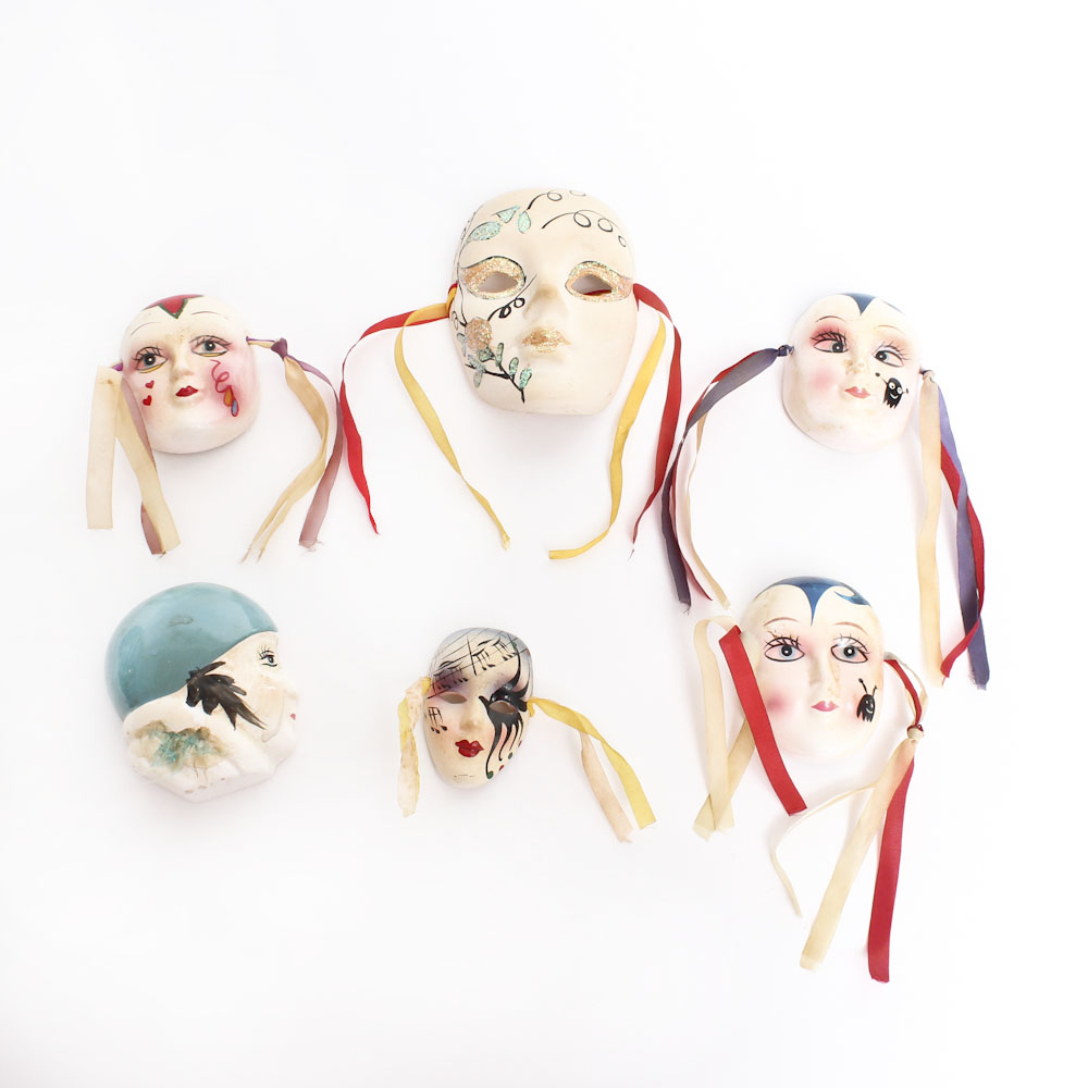 Collection of Miniature Masquerade Masks