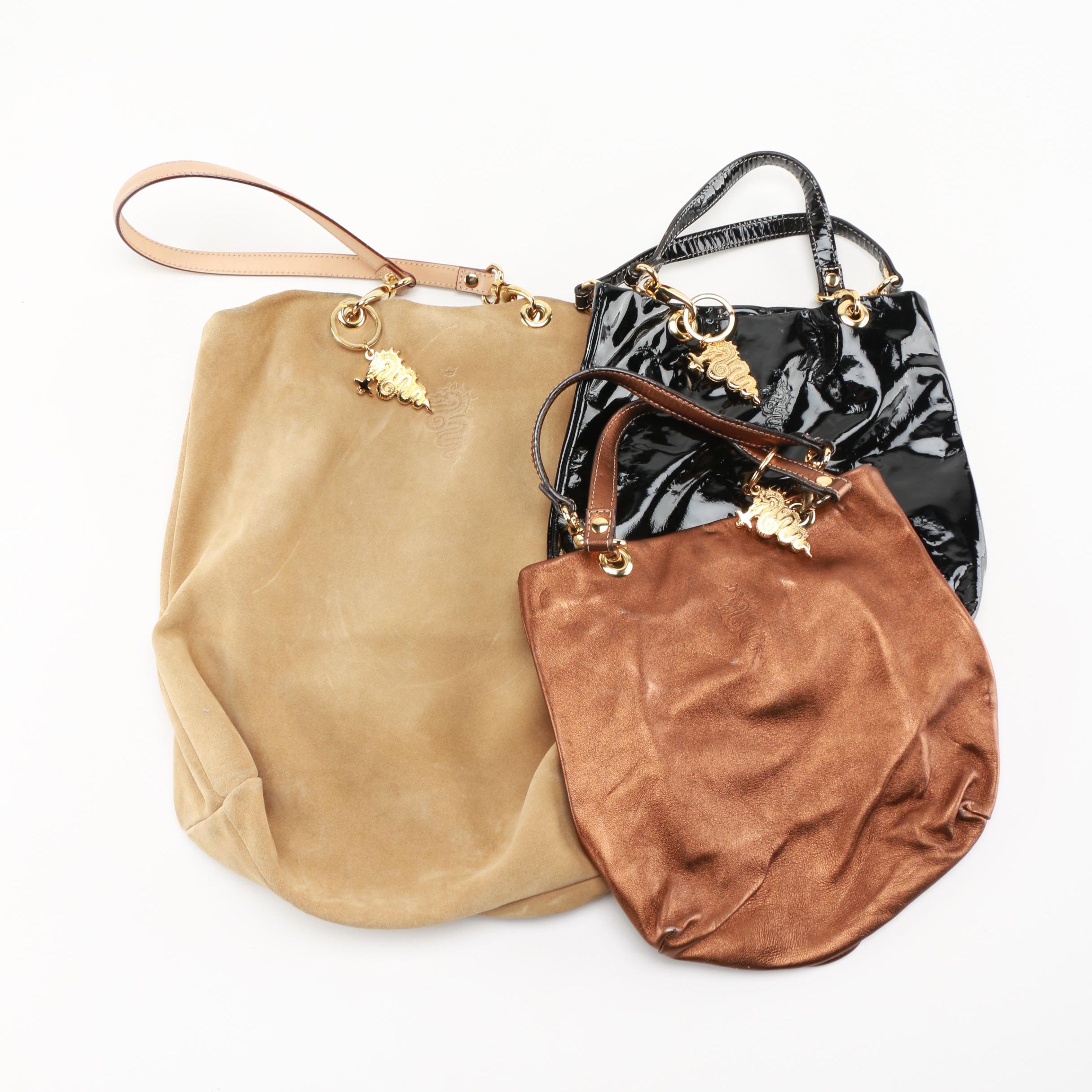 Collection of Francesca Visconti Leather Handbags