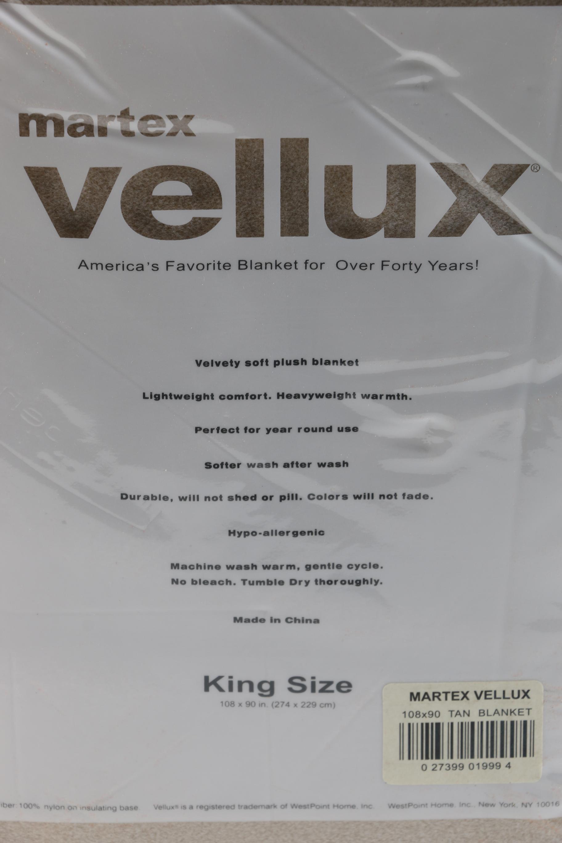 Martex Vellux King Size Blanket