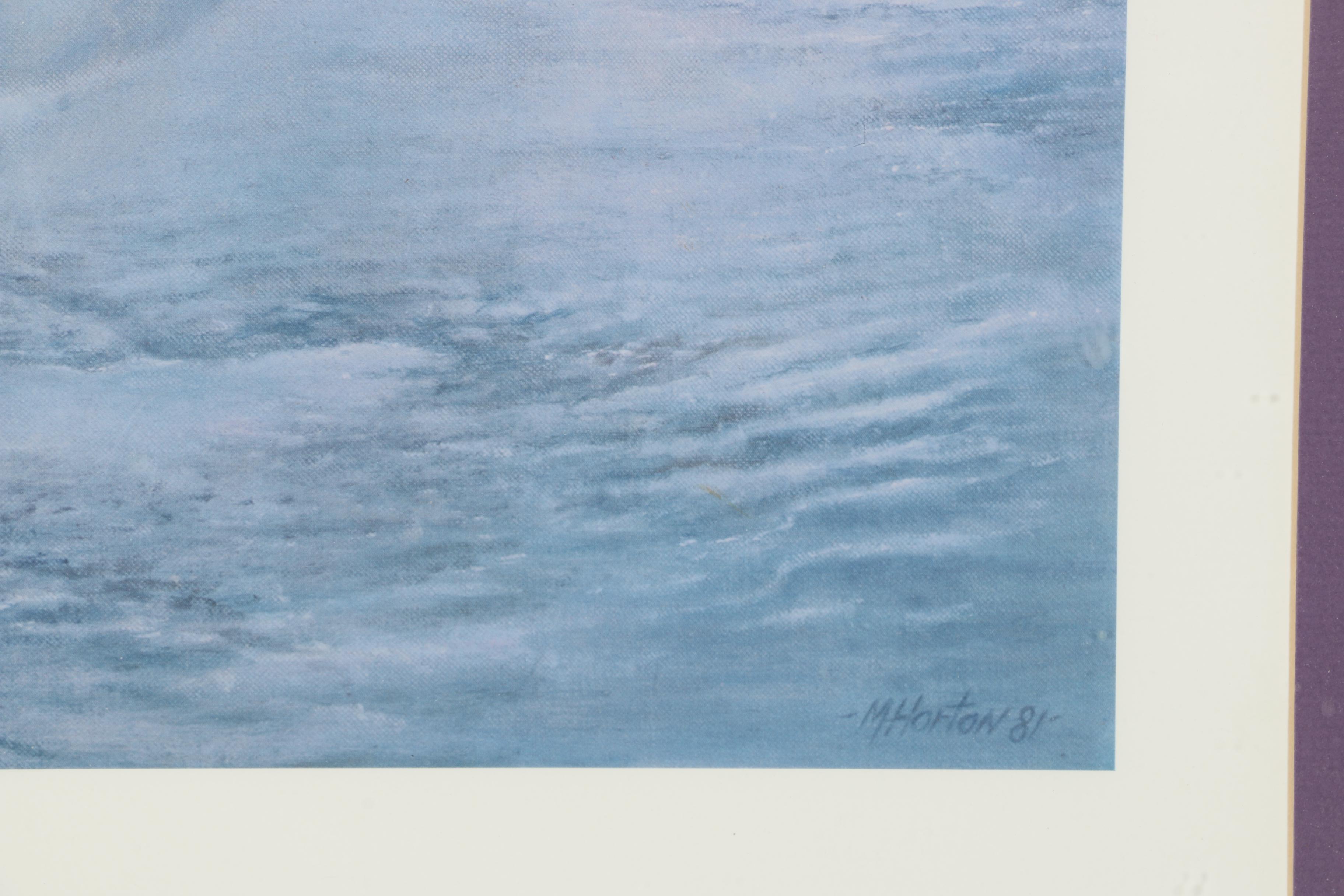 Malcolm Horton Offset Lithograph of John Lennon with Quote