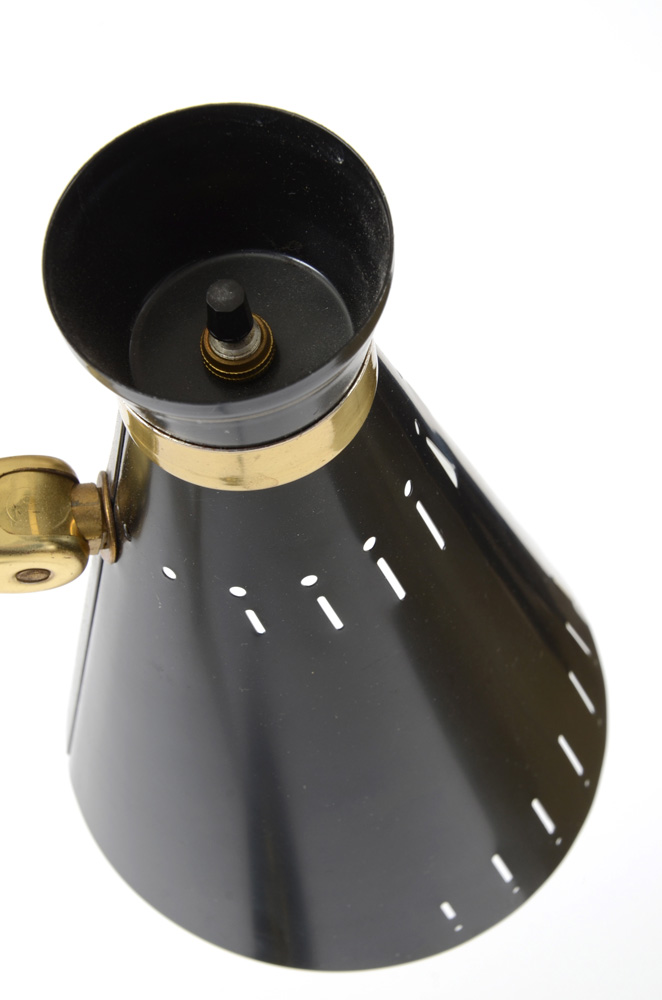 Vintage 1950s Three-Light Floor Pole Lamp