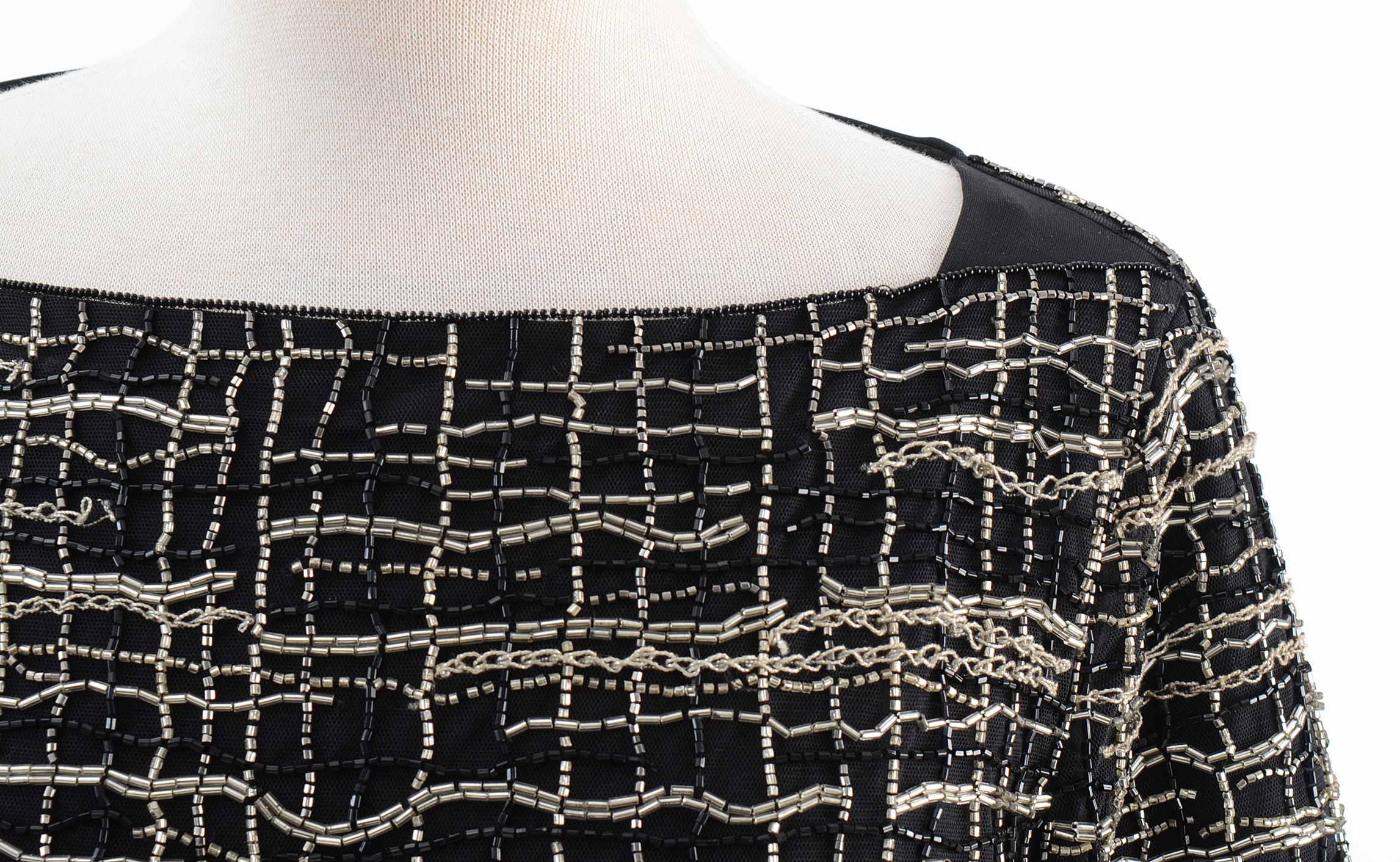 Escada Beaded Cocktail Dress