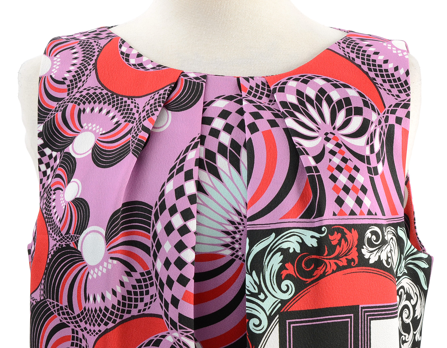 Versace Collection Printed Dress