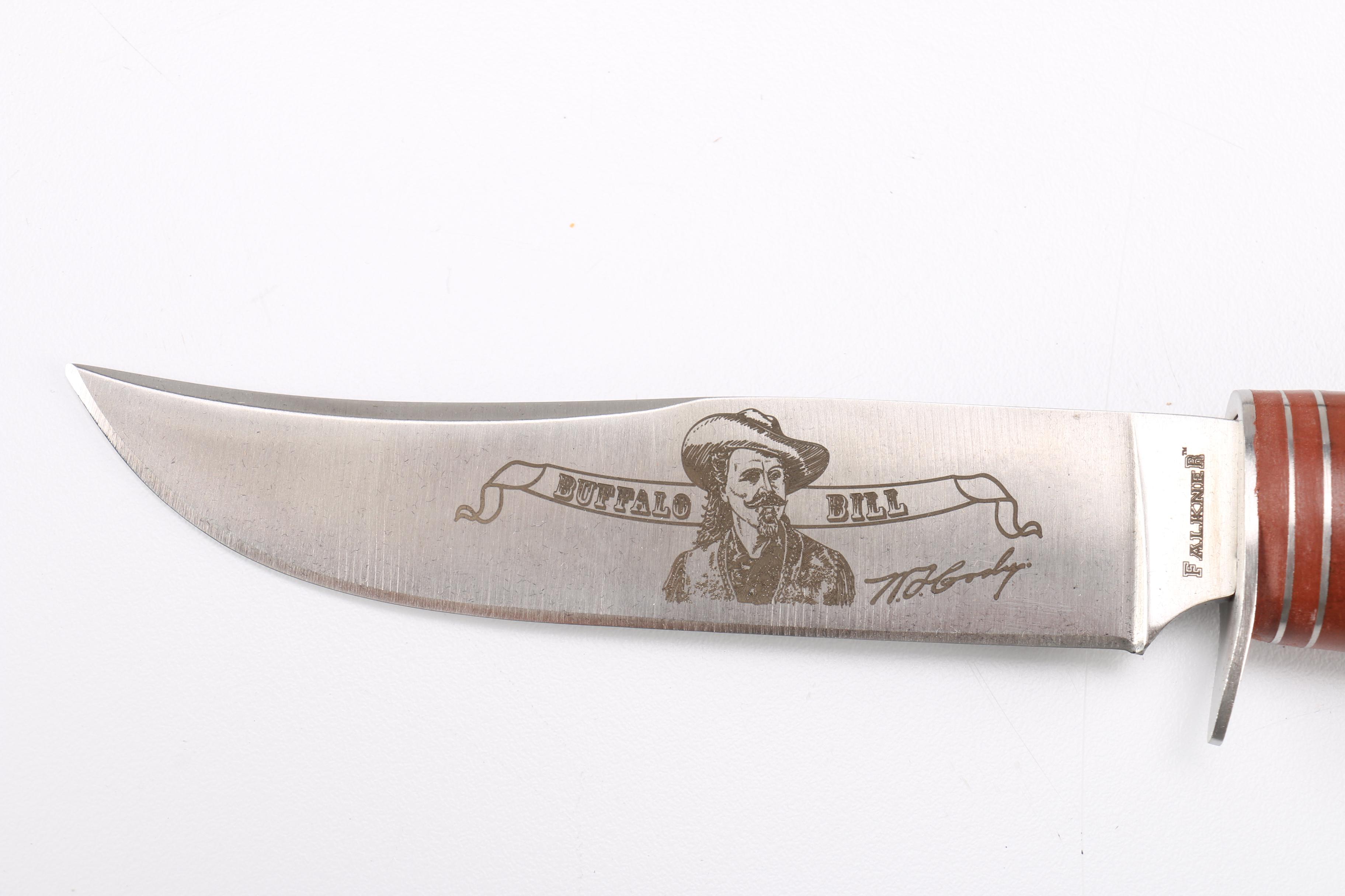 Falkner "10 Point Buck" and "Buffalo Bill" Knives