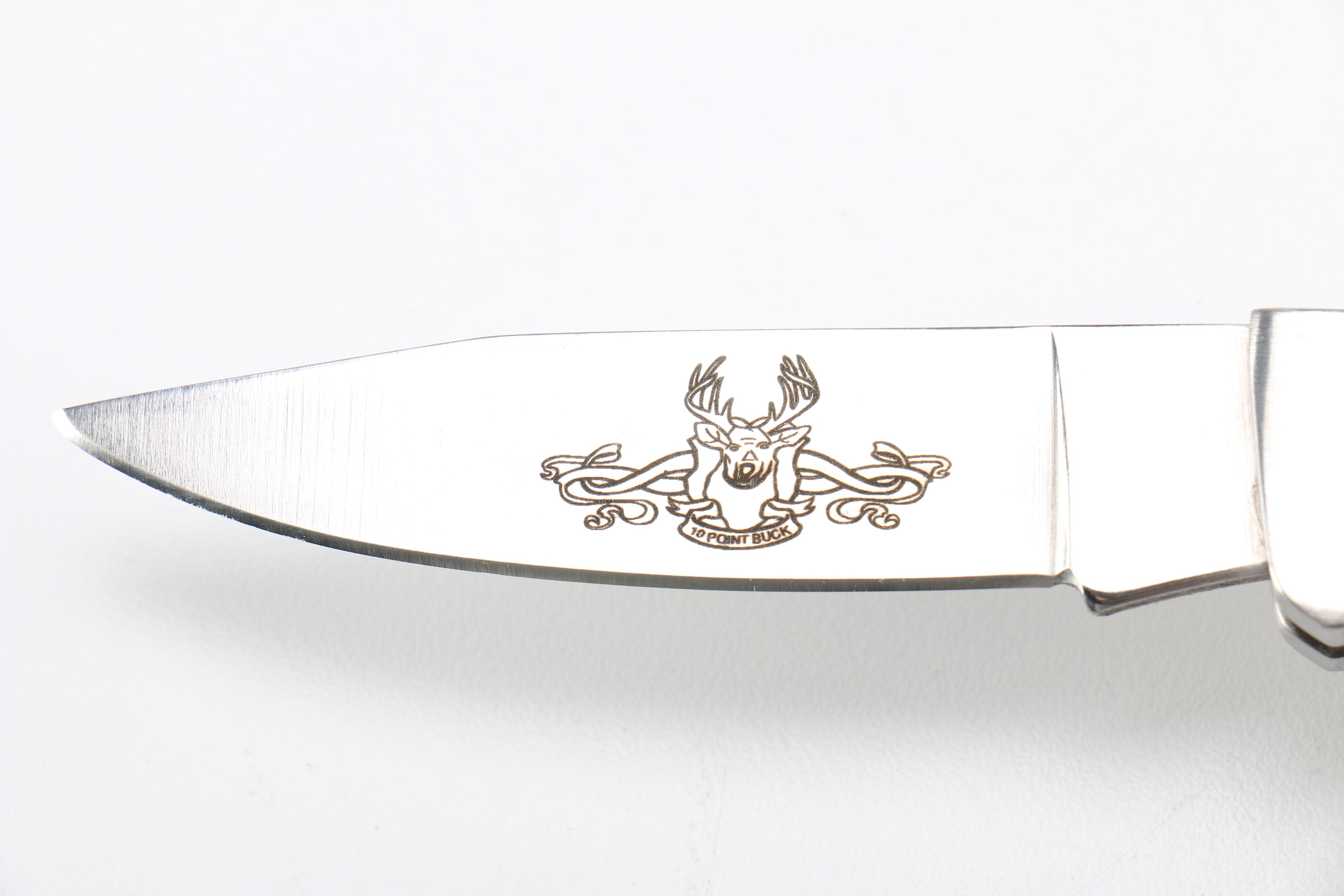 Falkner "10 Point Buck" and "Buffalo Bill" Knives