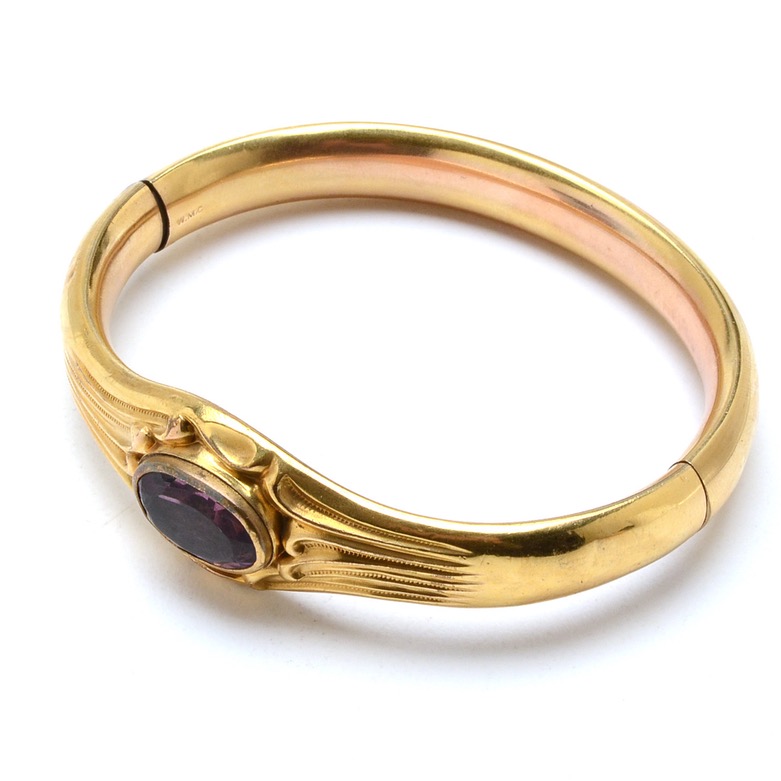 Art Nouveau Wolcott Mfg. Co. 12K Gold Filled Bracelet