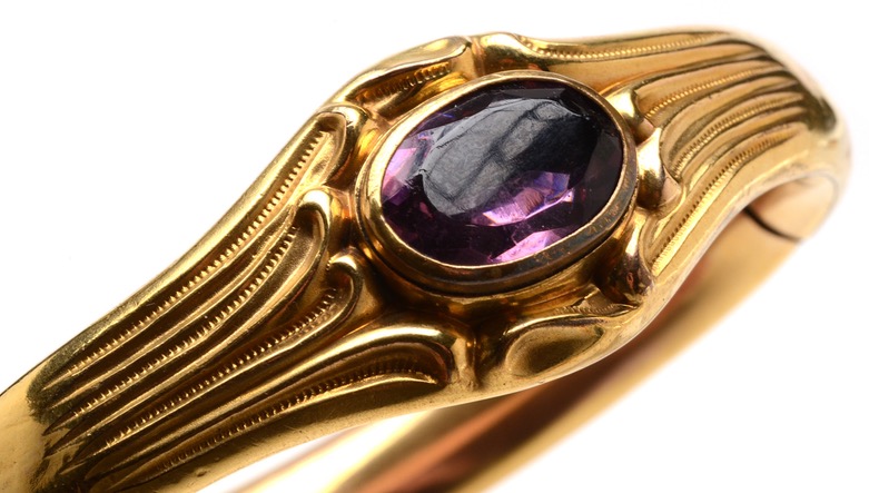 Art Nouveau Wolcott Mfg. Co. 12K Gold Filled Bracelet