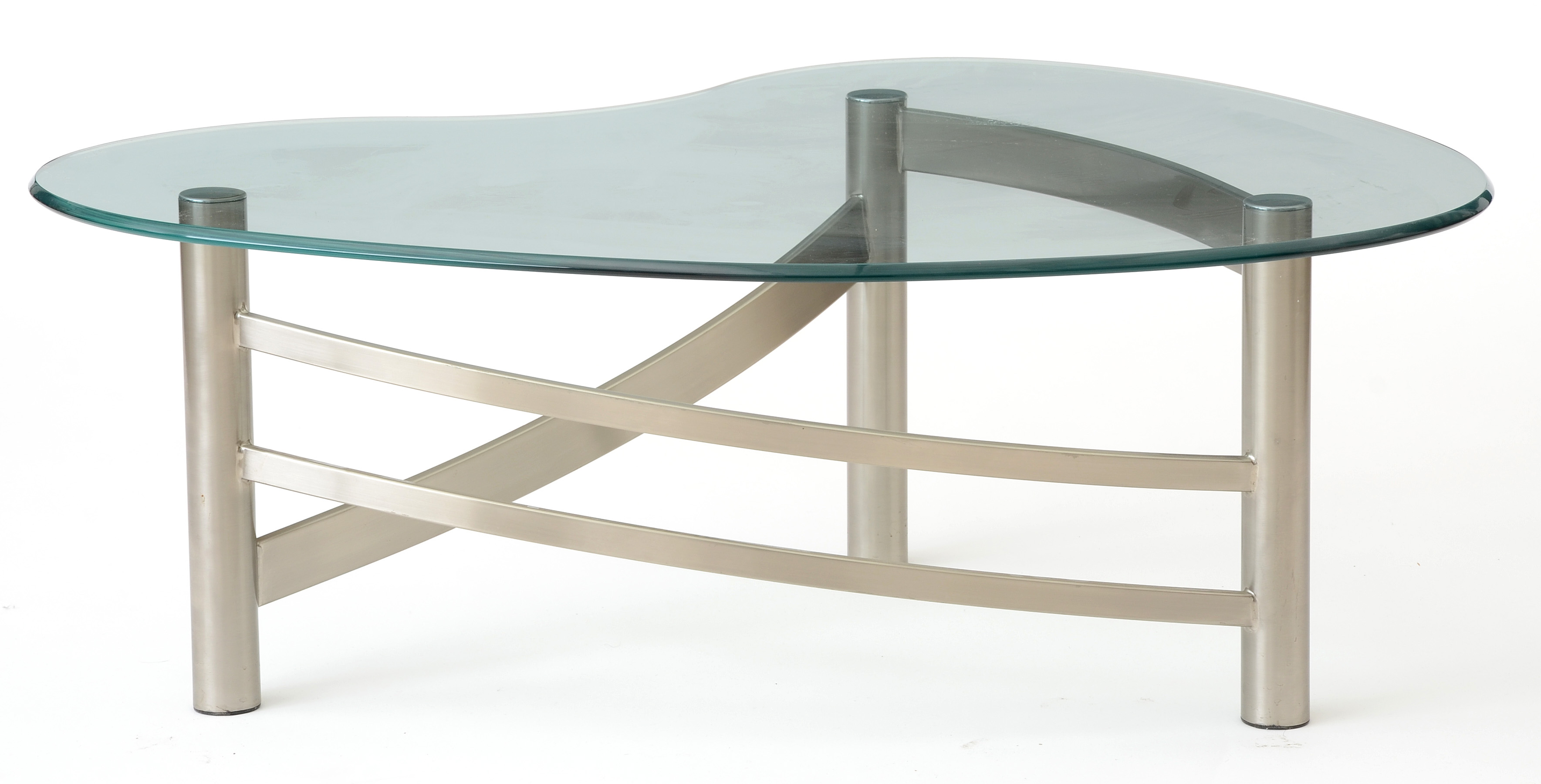 Contemporary Glass Top Coffee Table