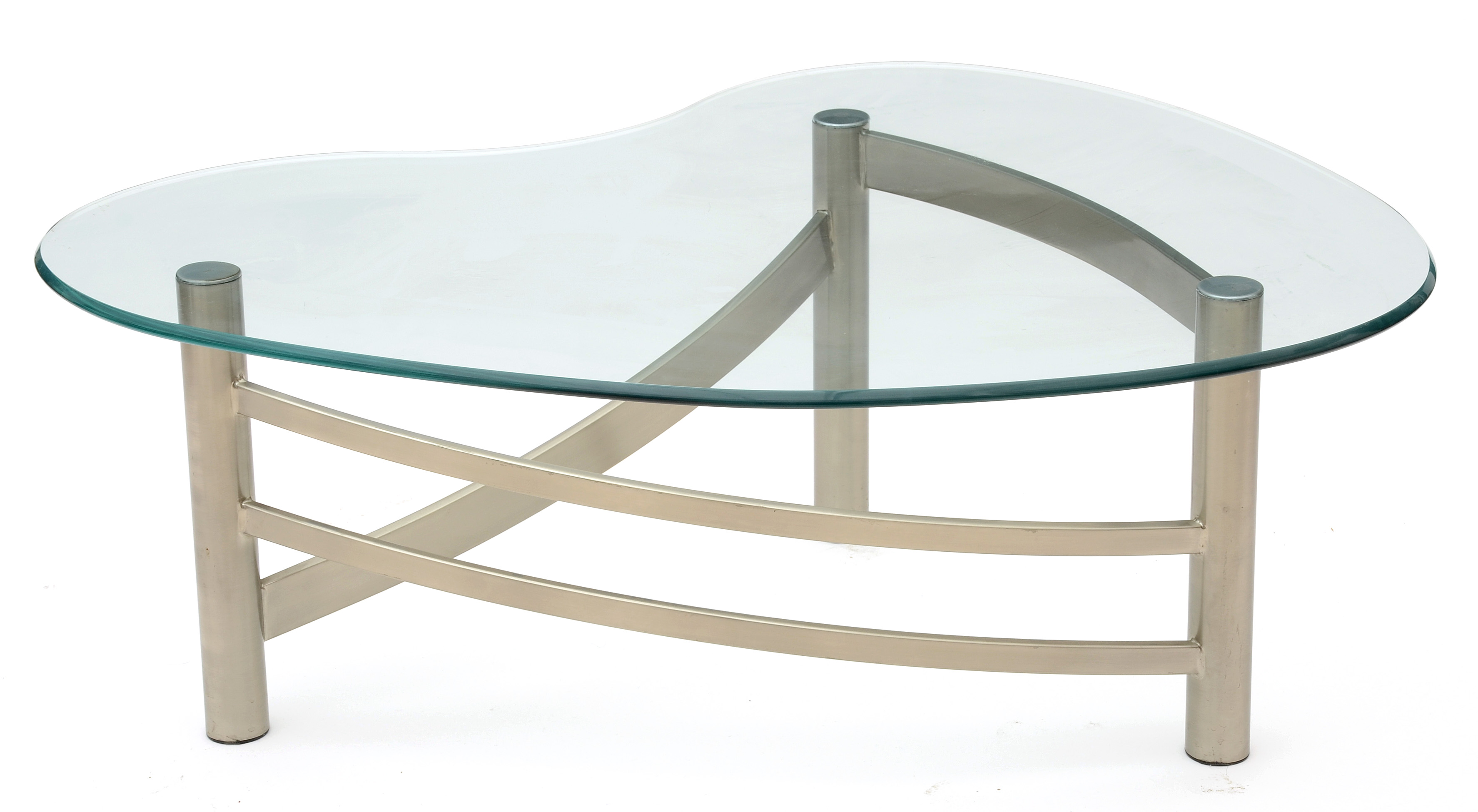Contemporary Glass Top Coffee Table
