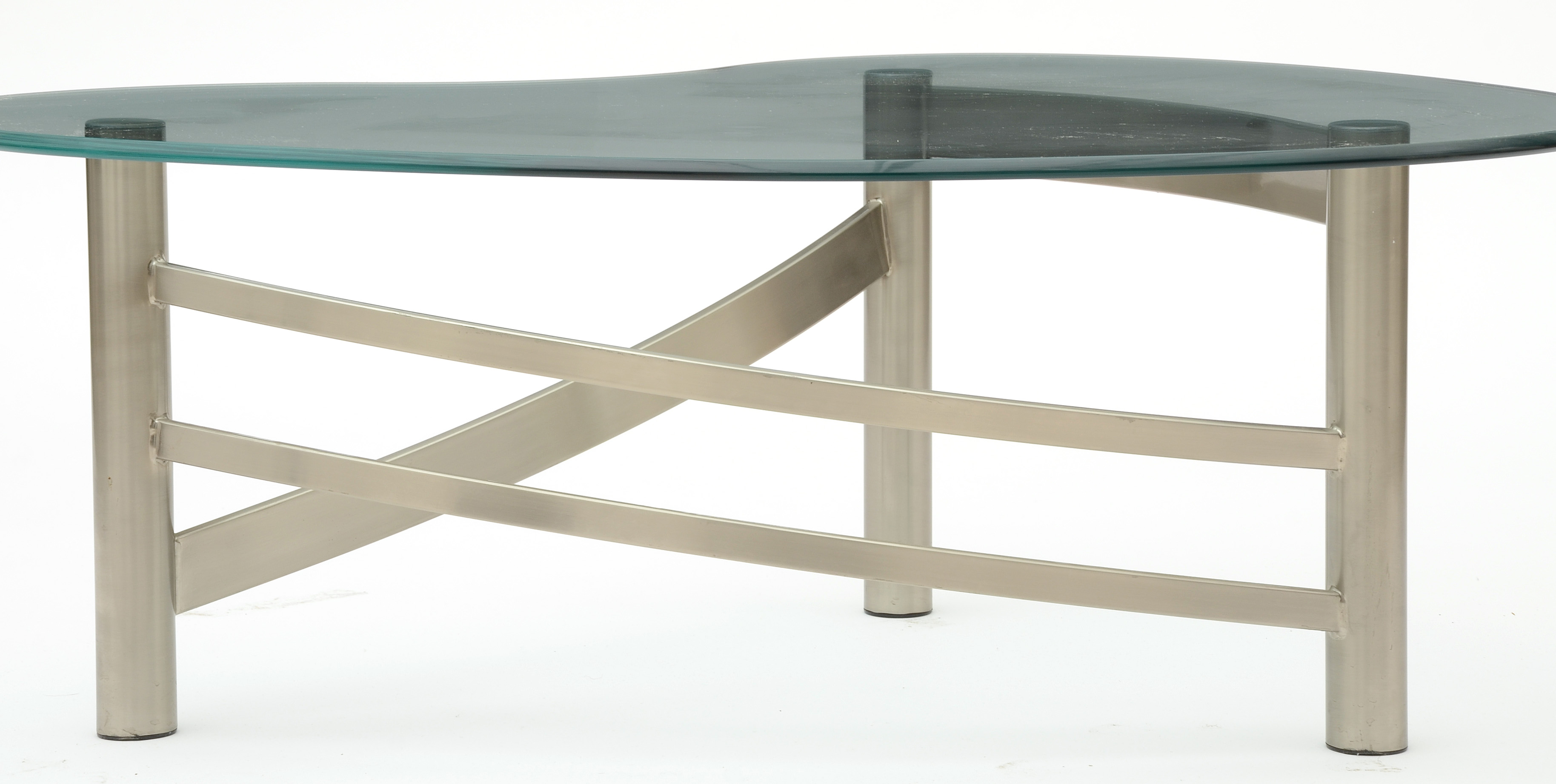 Contemporary Glass Top Coffee Table