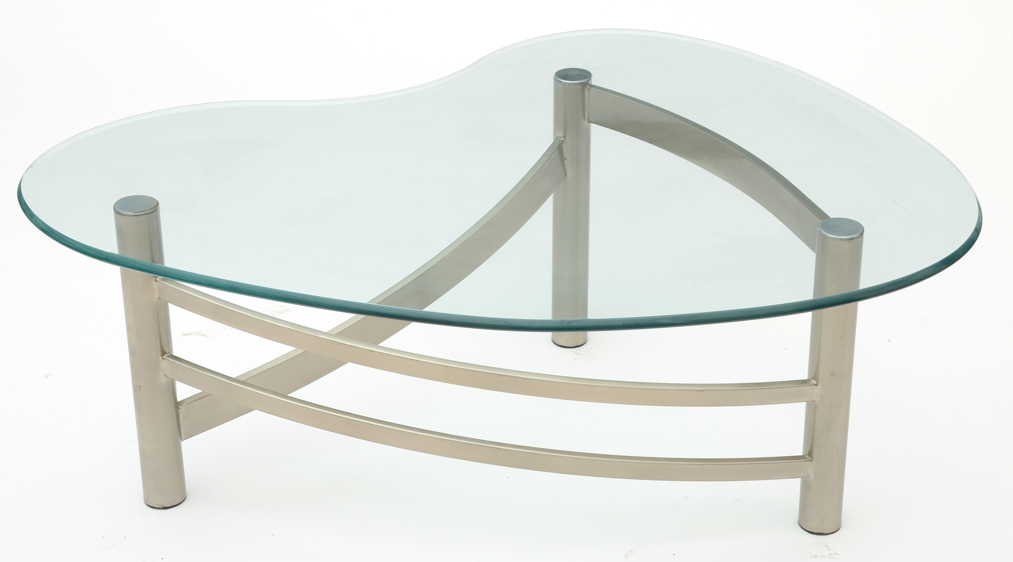 Contemporary Glass Top Coffee Table