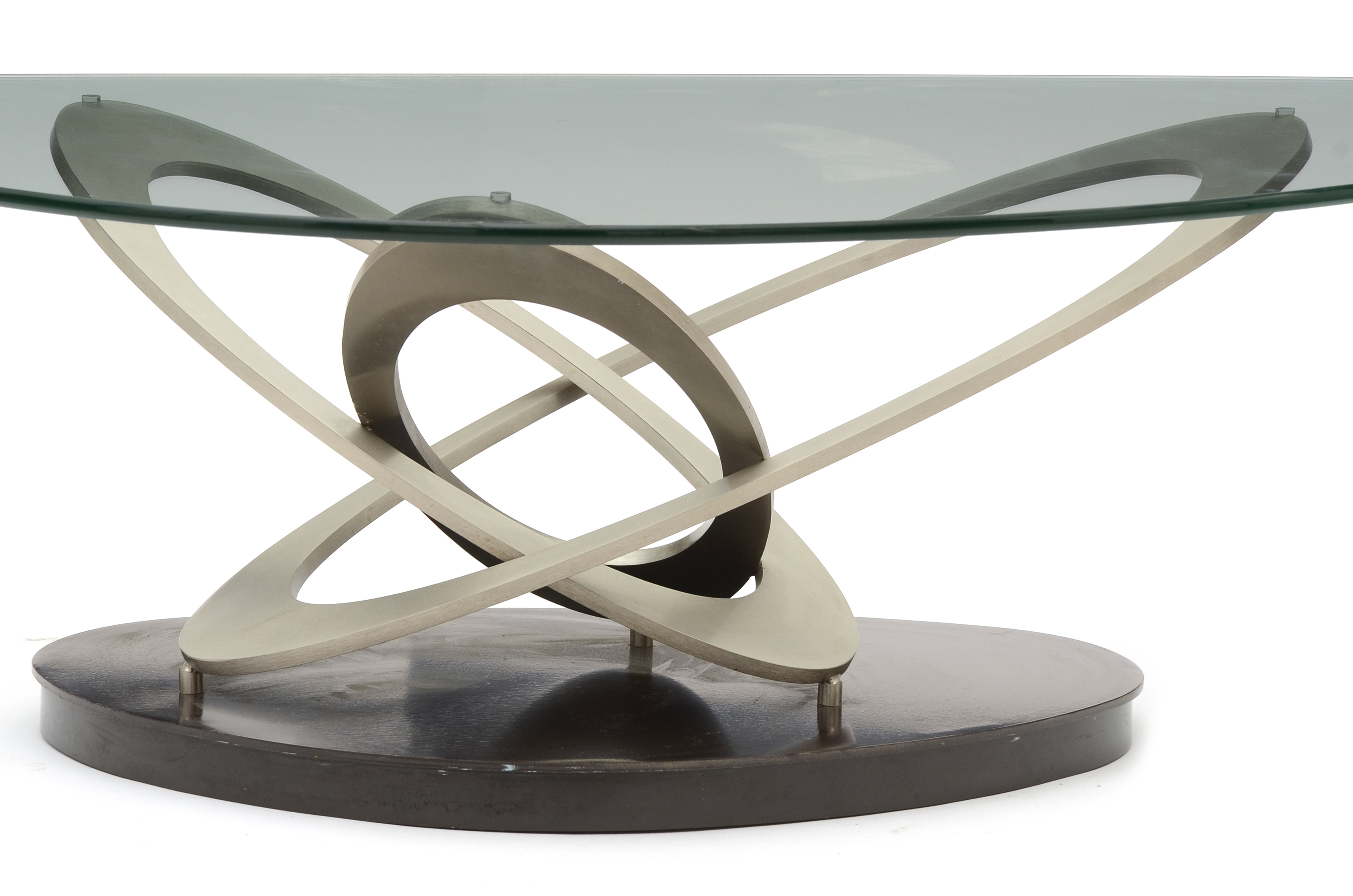 Contemporary Glass Top Coffee Table