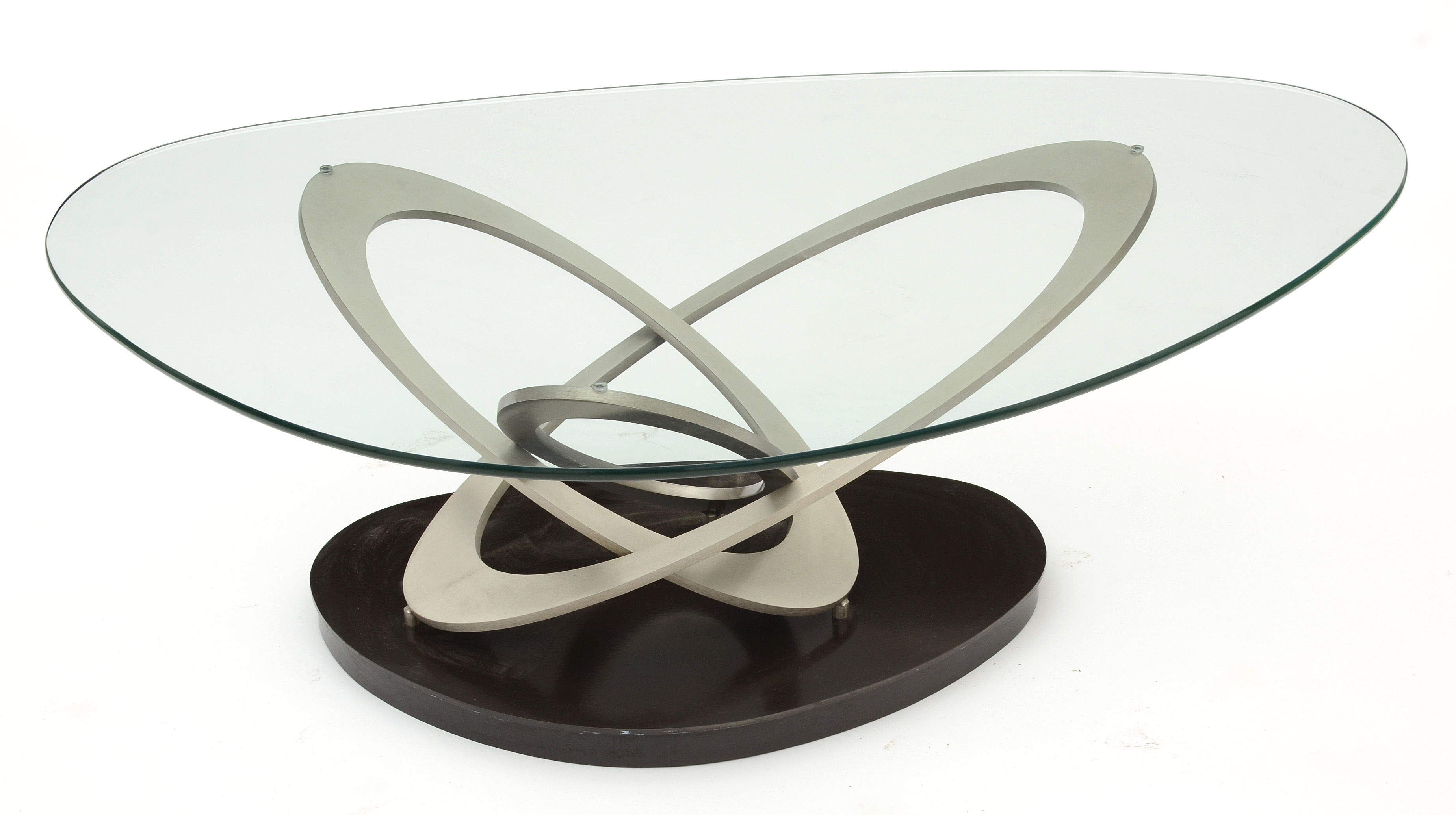 Contemporary Glass Top Coffee Table