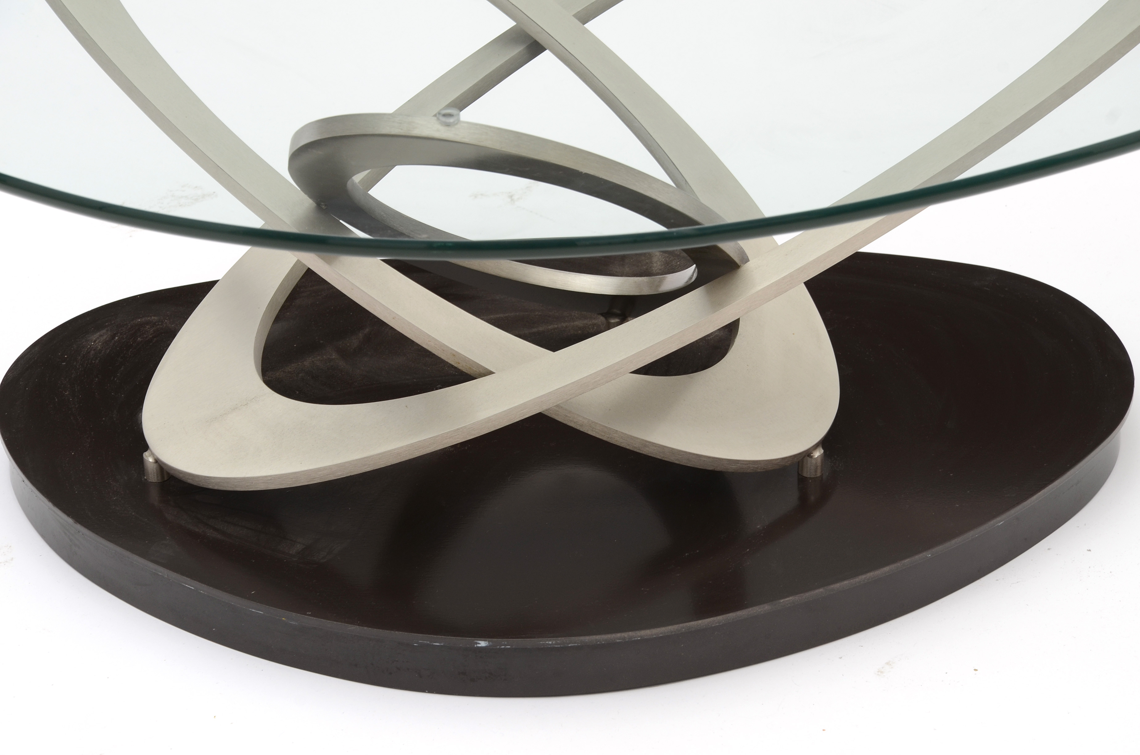 Contemporary Glass Top Coffee Table