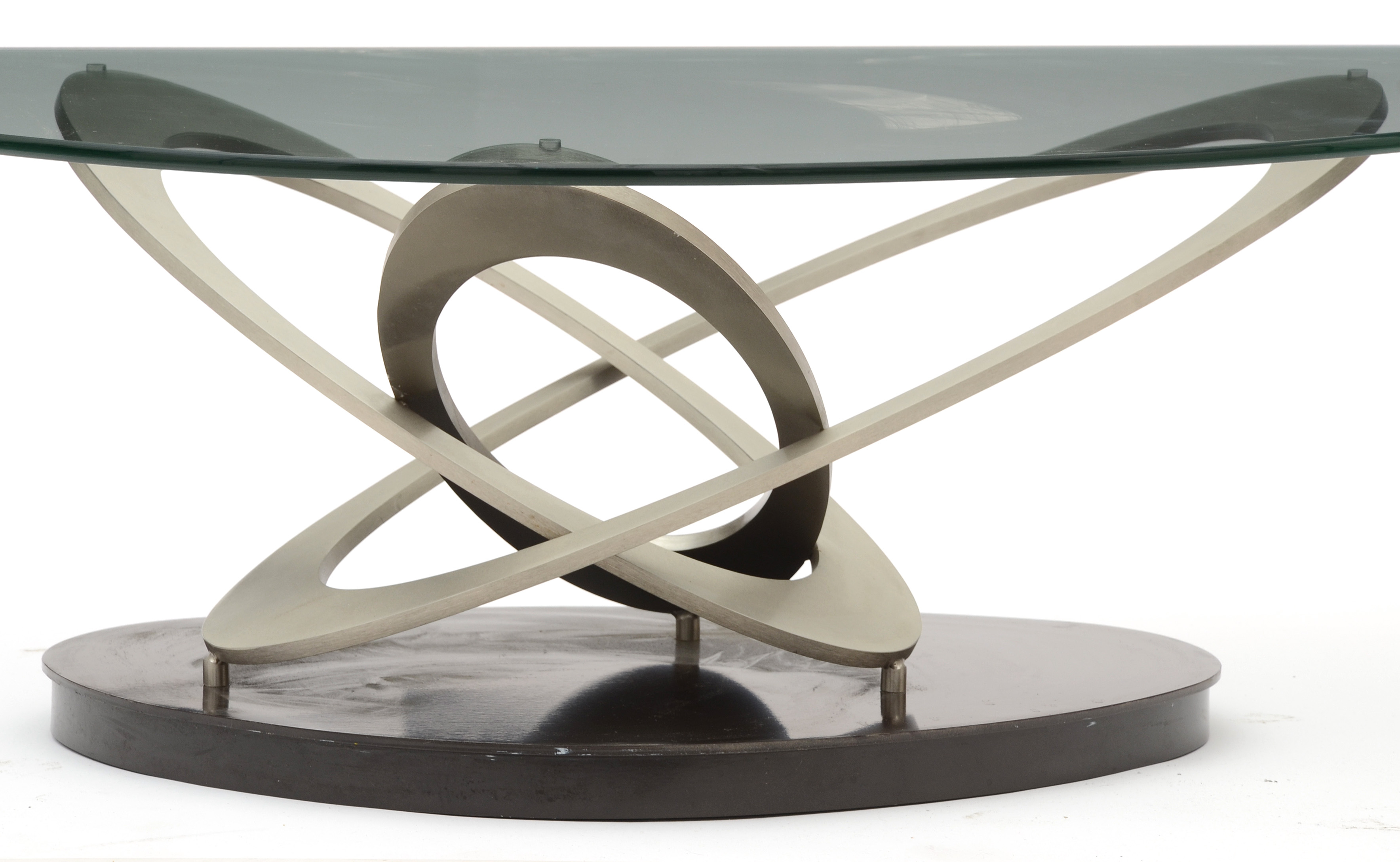 Contemporary Glass Top Coffee Table